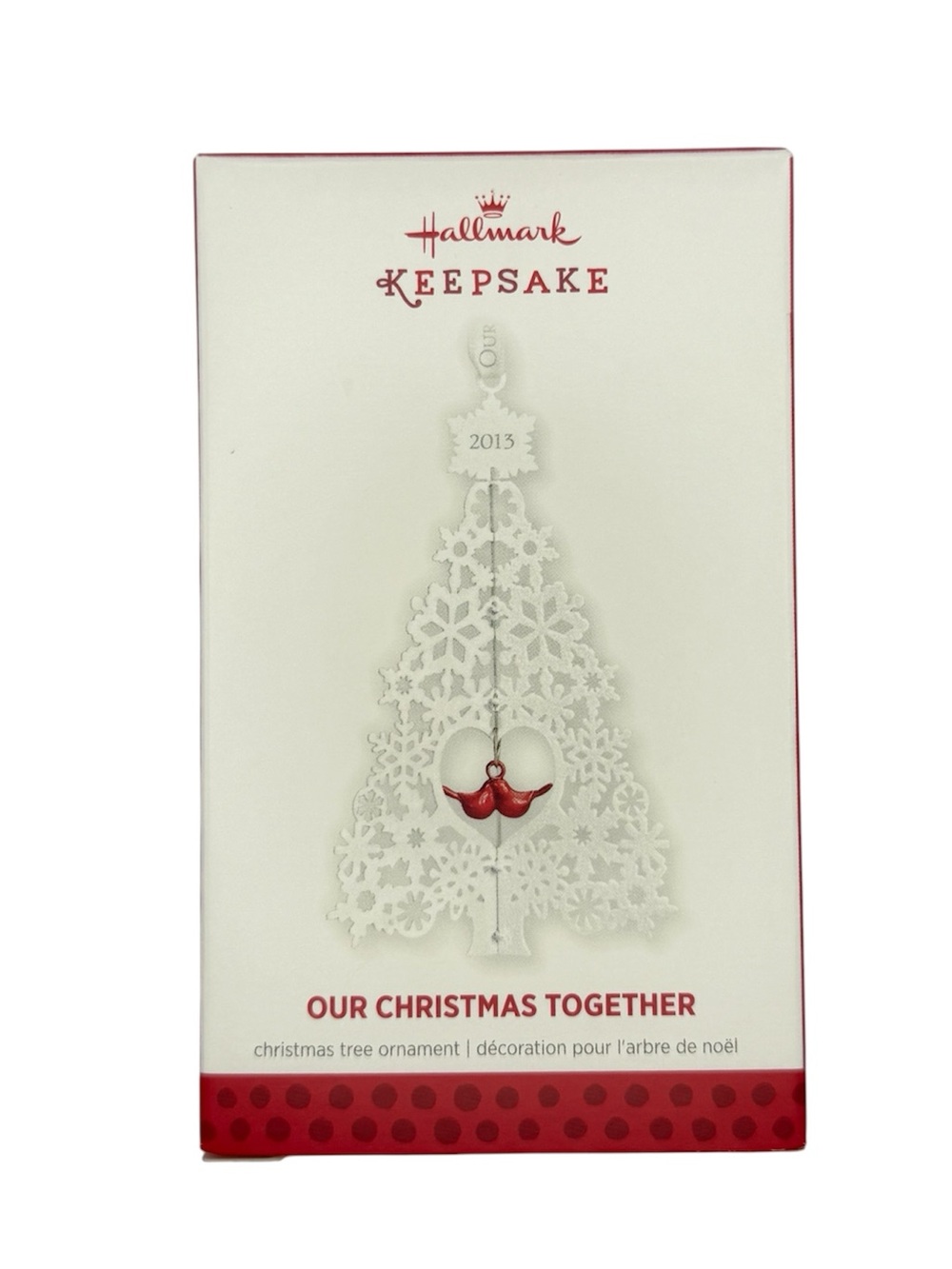 2013 Hallmark Keepsake Ornament - Our Christmas Together - Metal Tree Birds